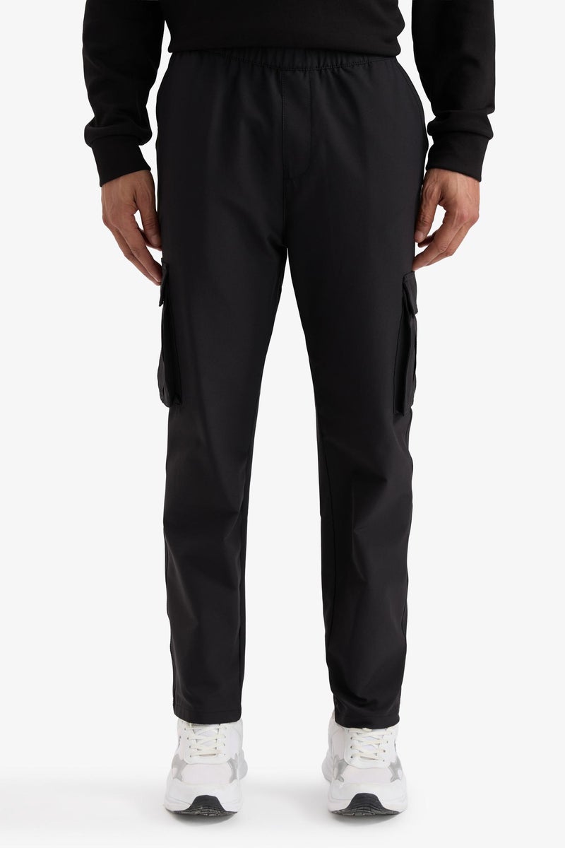 DeFacto Black Man DeFactoFit Standard Fit Woven Cargo Joggers Casual - Image 2
